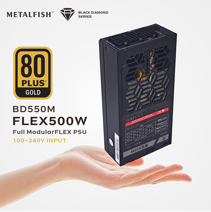 METALFISH Flex 500/600W 80PLUS - Flex Atx Power Supply 600W 1U reseña y precio